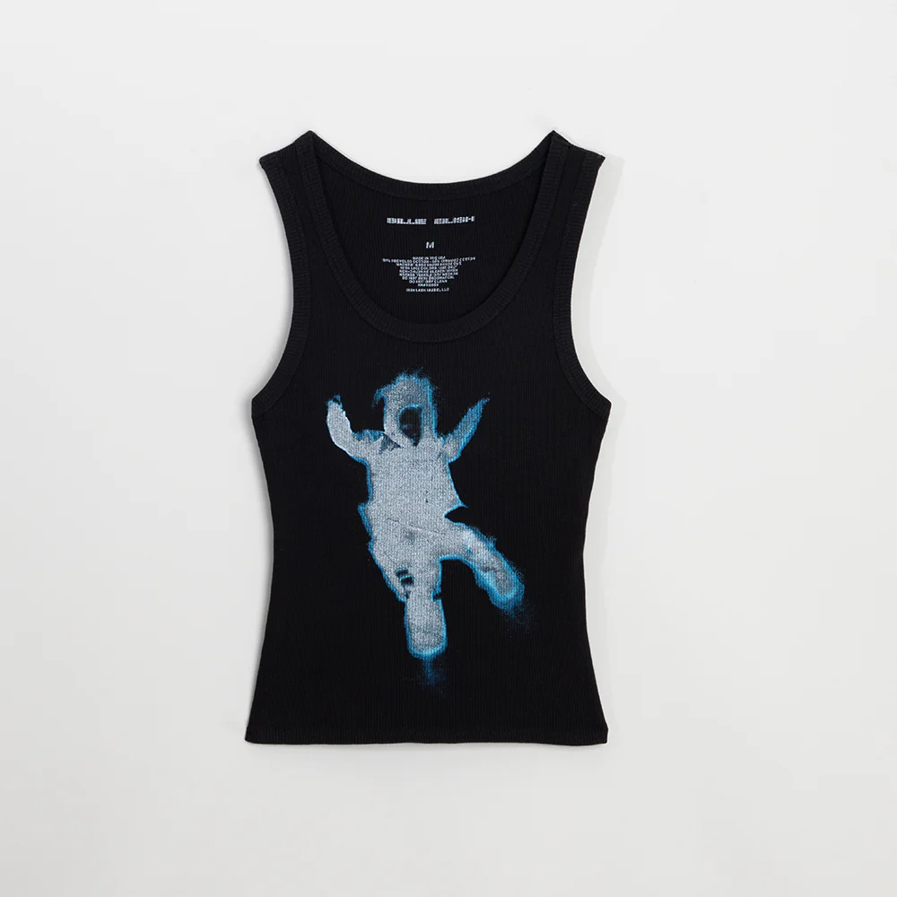Falling Ribbed Crop Tank