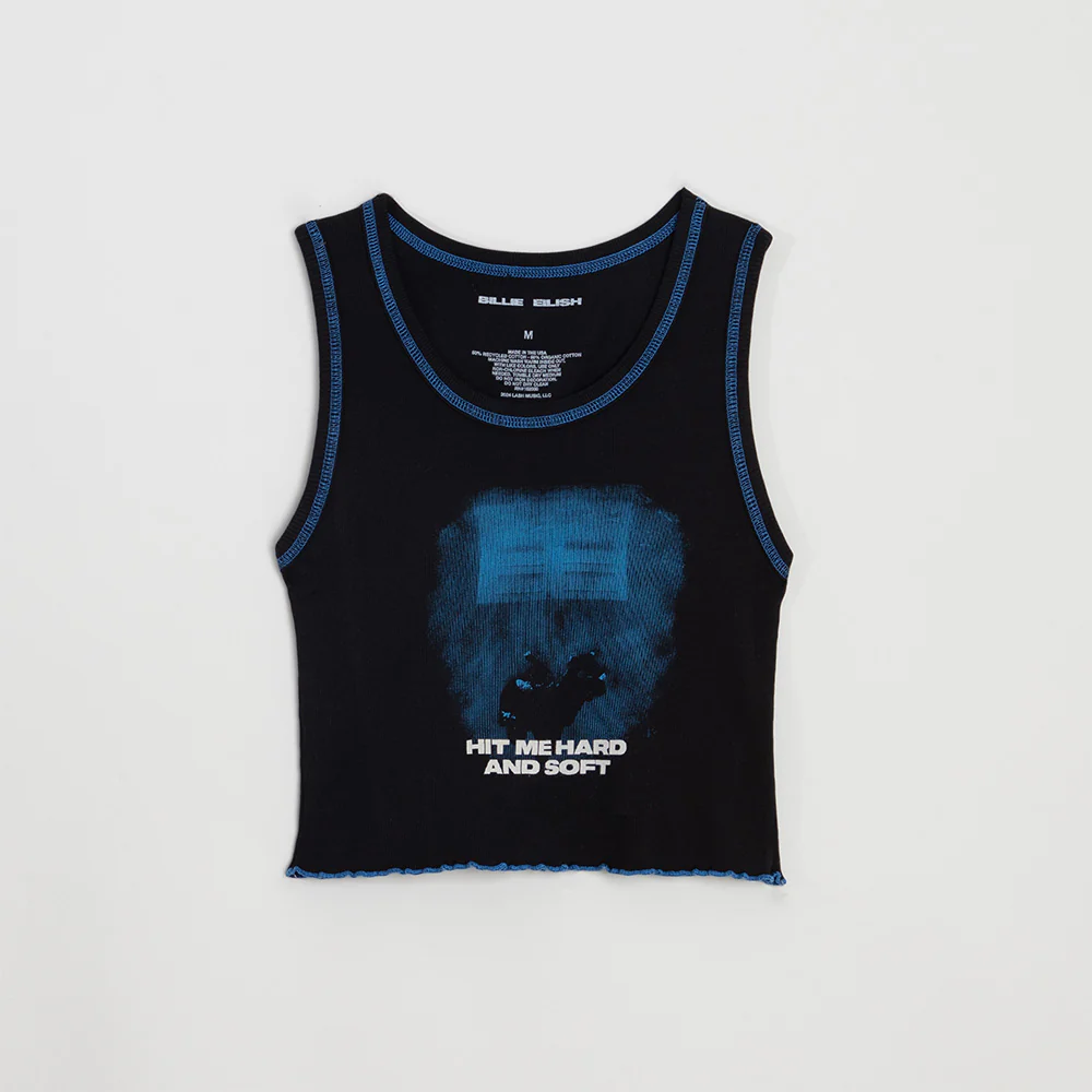 Contrast Stitch Cover Crop Tank