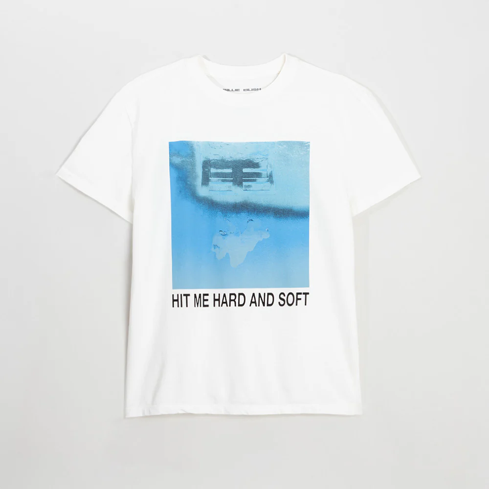 HIT ME HARD AND SOFT White Cover Tee