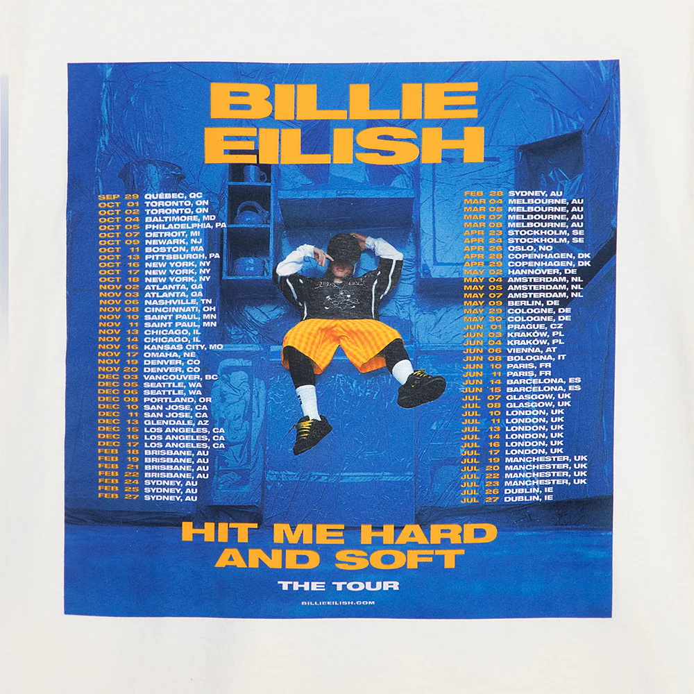 HIT ME HARD AND SOFT Admat Poster Tee