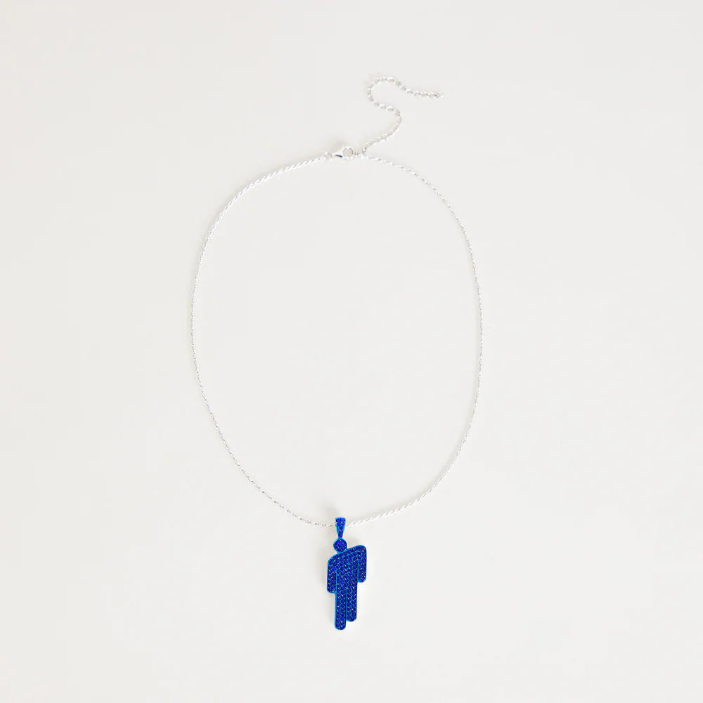 HIT ME HARD AND SOFT Blue Blohsh Necklace