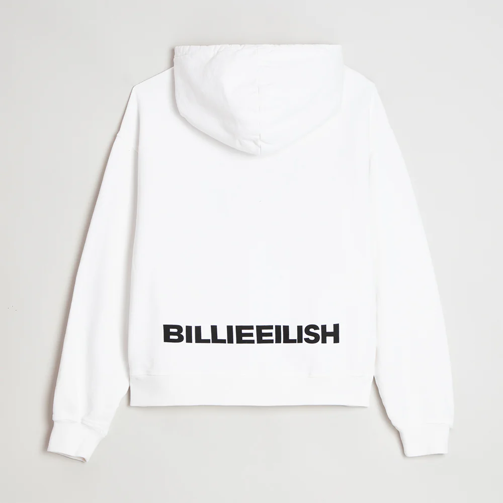 Hanging Blohsh White Hoodie