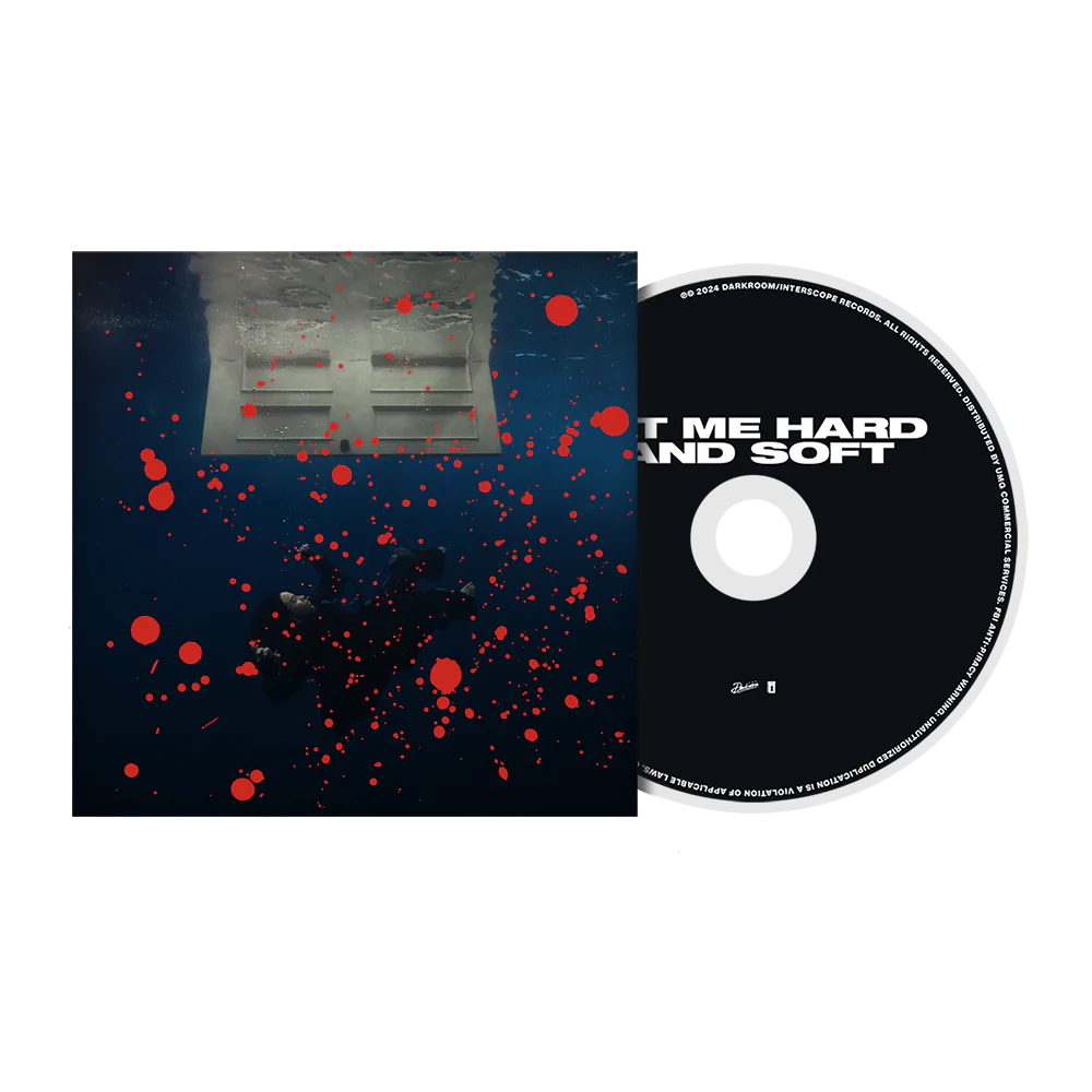HIT ME HARD AND SOFT Splatter Paint CD (2 Year Anniversary Archive Edition)